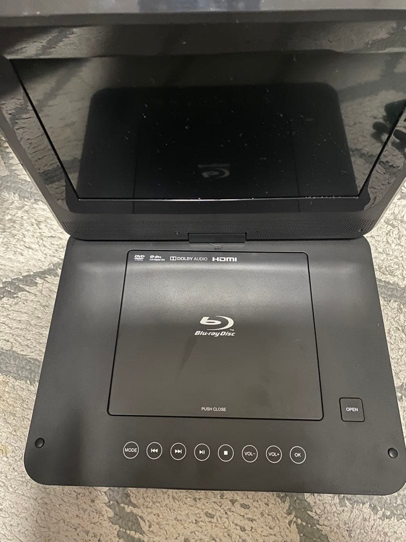 ポータブルブルーレイプレーヤー PBD-963 9インチ