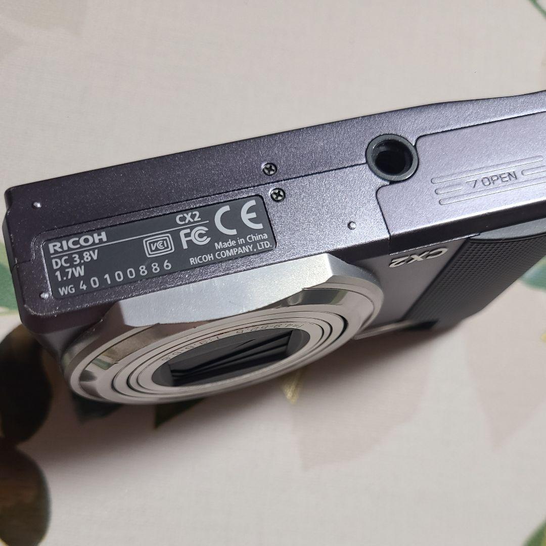 RICOH CX2 コンパクトデジタルカメラ ブラック×ピンク