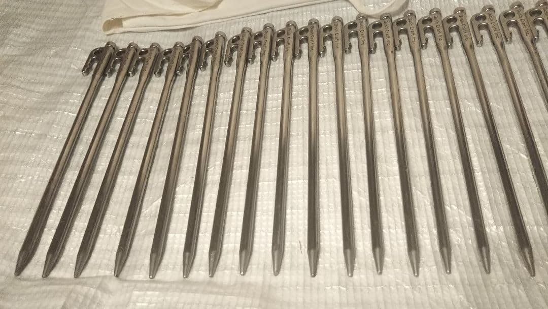 Bush Craft ブッシュクラフト ペグ 30cm 24本