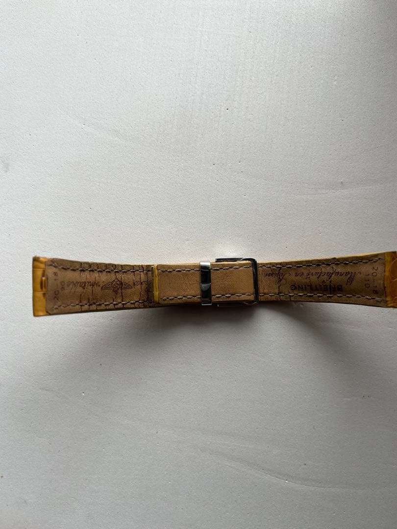 BREITLING クロコレザーベルト ブライトリング　純正