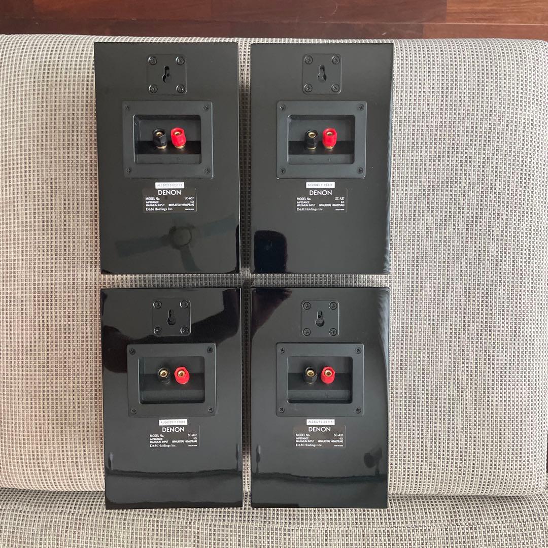 DENON sc-a37 4台　天井吊り下げ設置YAMAHAブラケット4個