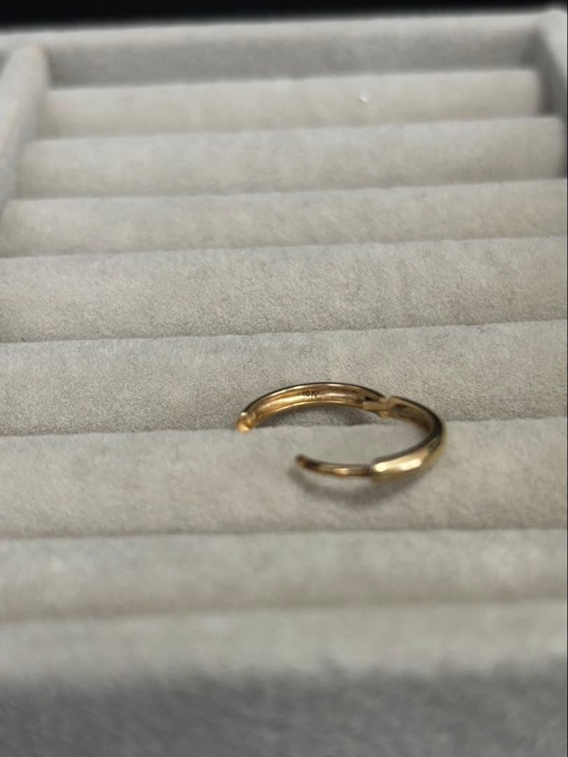 AVALANCHE 10K イエローゴールド ピアス　15mm