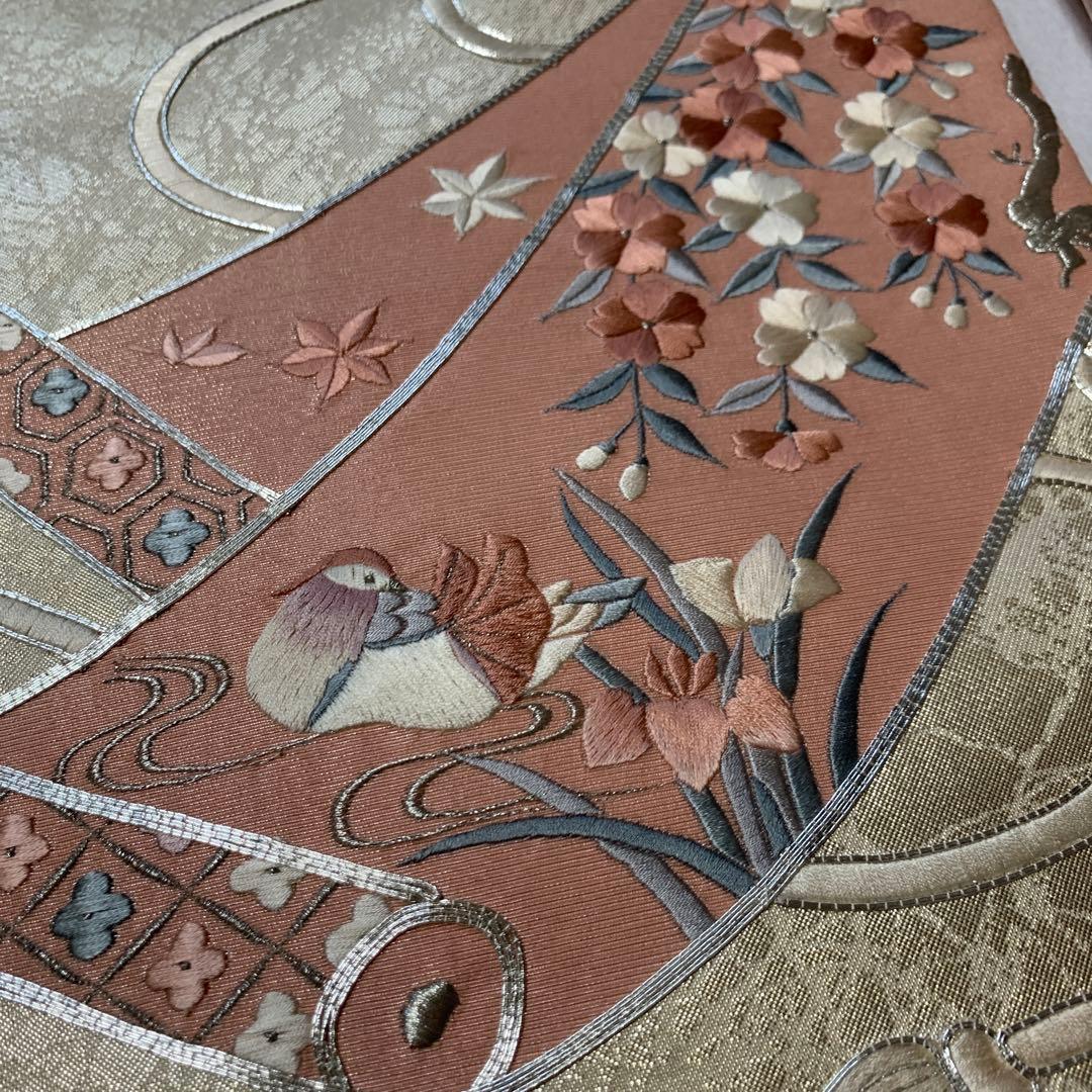 おまとめ　Tigger!　美品　正絹　訪問着　蘇州刺繍名古屋帯　セット