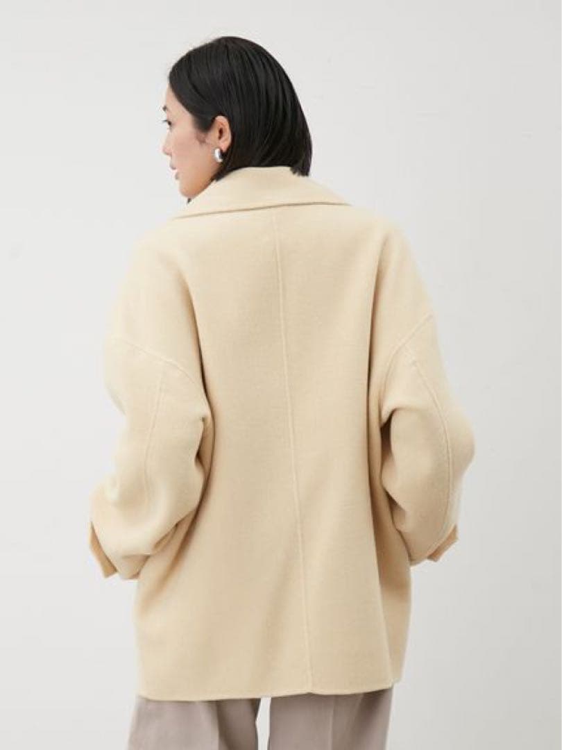 お値下げ♡ミラオーウェン　woolコクーンシルエットピーコート