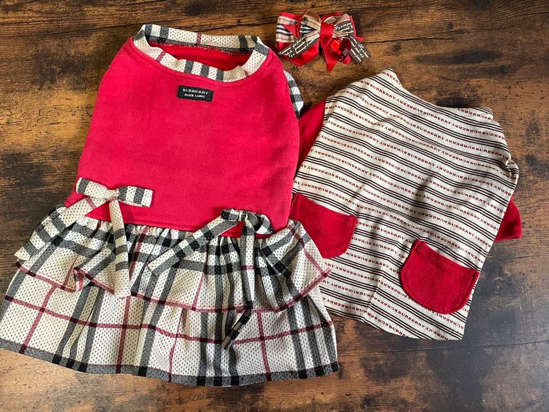 最終お値下げBURBERRY ワンピ＆トップス＆Can Nana バレッタセット