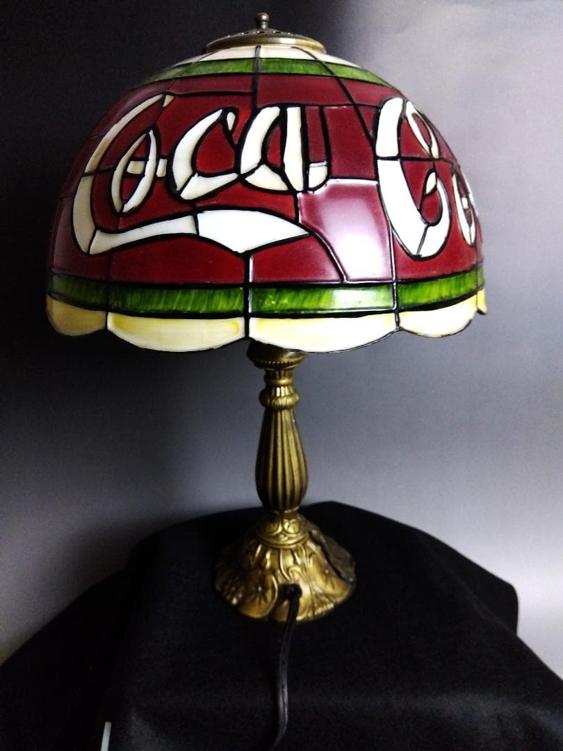 【アンティーク】コカ・コーラ　ティファニー　テーブルランプ