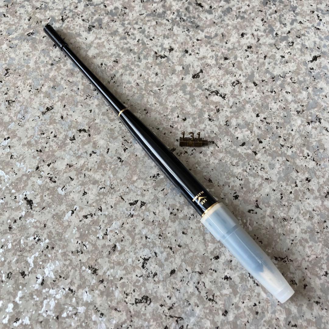 #131 未使用品 万年筆 PLATINUM プラチナ ロング 14k