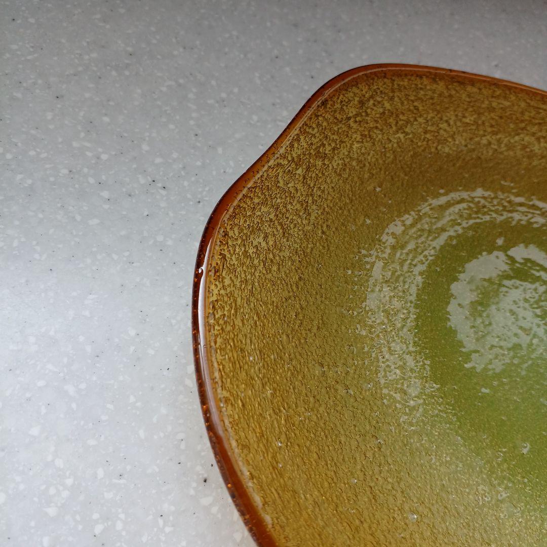 稲嶺盛吉　琉球ガラス　ガラス皿