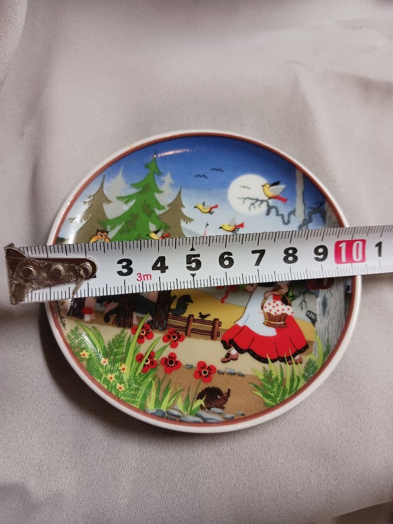 ✨ドイツ製グリム童話絵皿 　４枚　豆皿1枚プレゼント✨