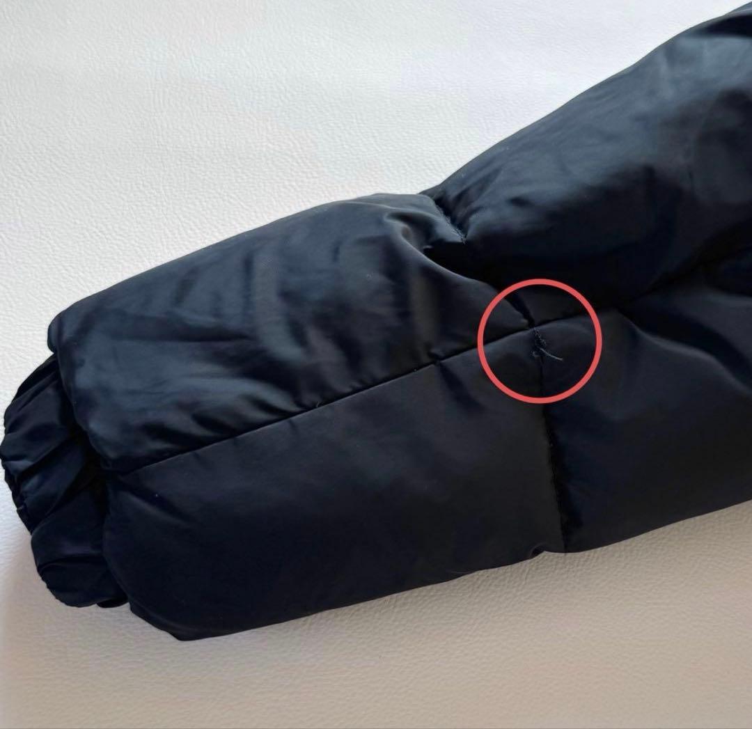 美品 Schott 2way レザーダウンジャケット ベスト ブラック 42