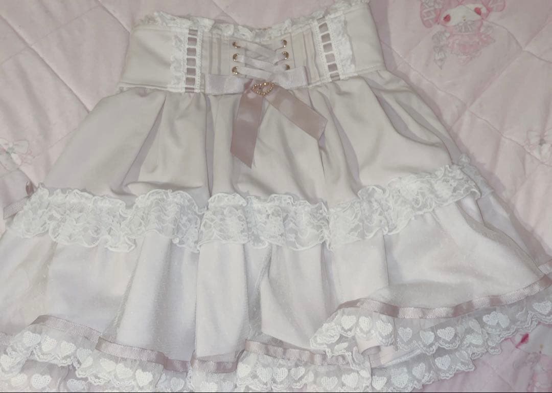 LIZLISA フロントカシュクールBIGリボンセットアップ ピンク