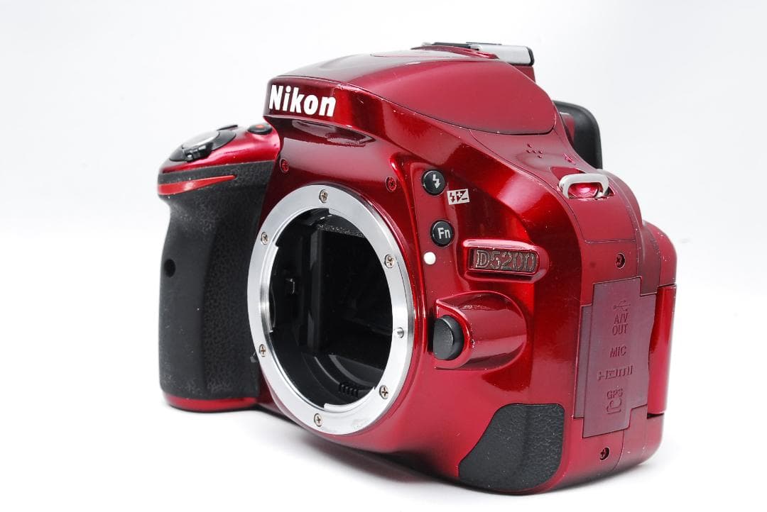 Nikon D5200 ♥ダブルレンズ♥希少色レッド♥ニコン♥デジタル一眼レフ