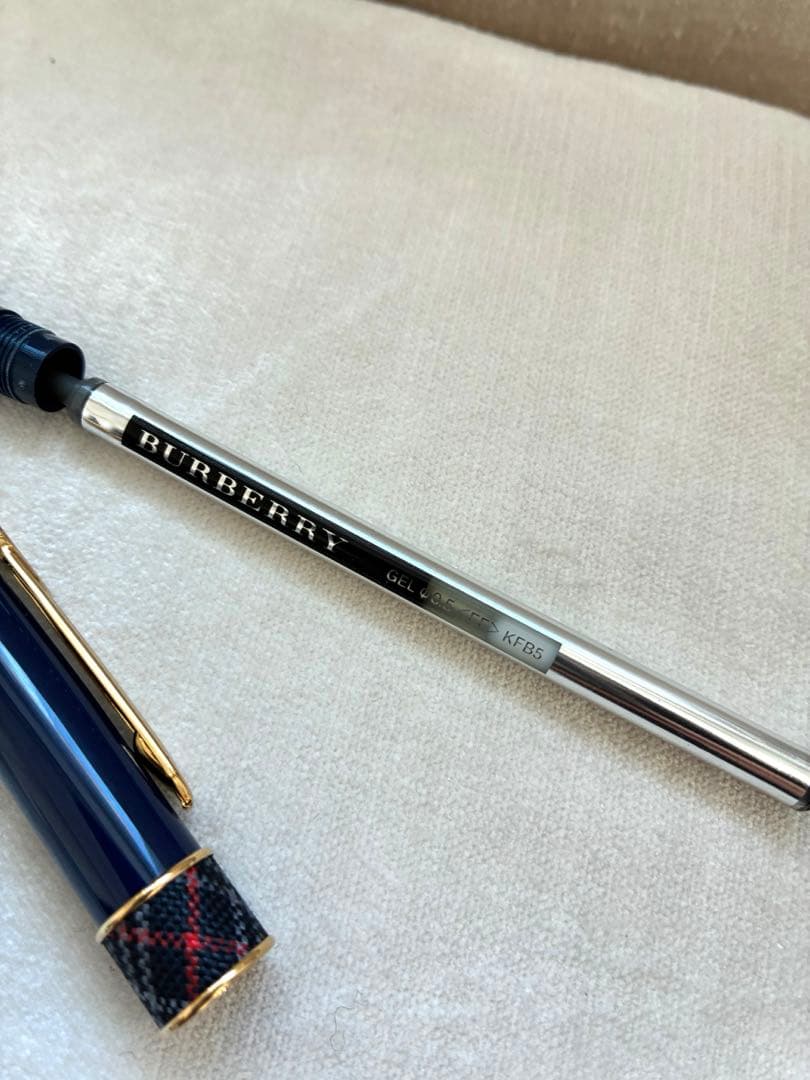 廃盤 Pentel ぺんてる バーバリー ケリー ネイビー　ボールペン