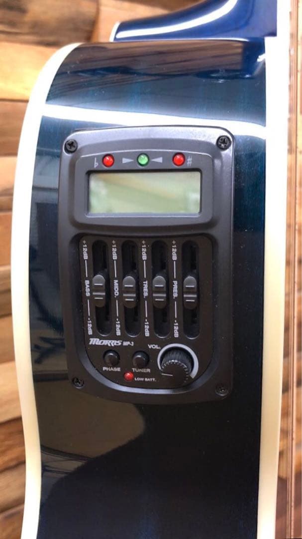 Morris R-401 SBU エレアコ ブルー アコースティック　モーリス