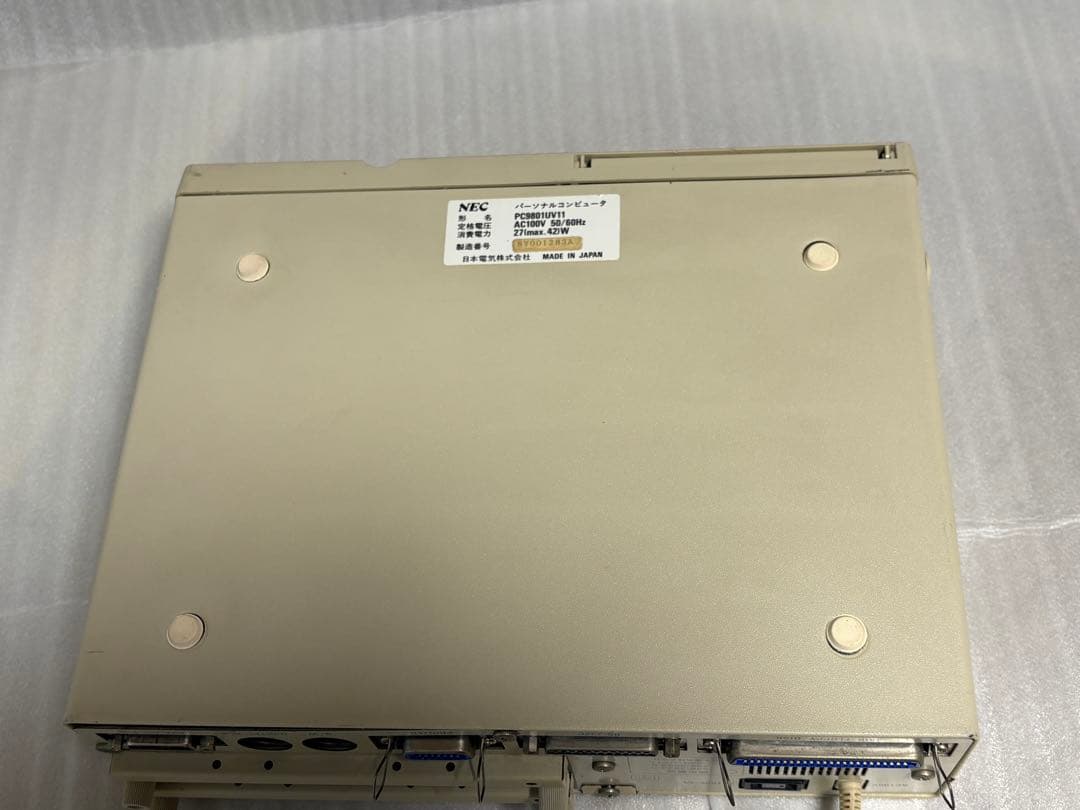 ジャンク PC-9801UV11 動作確認済み