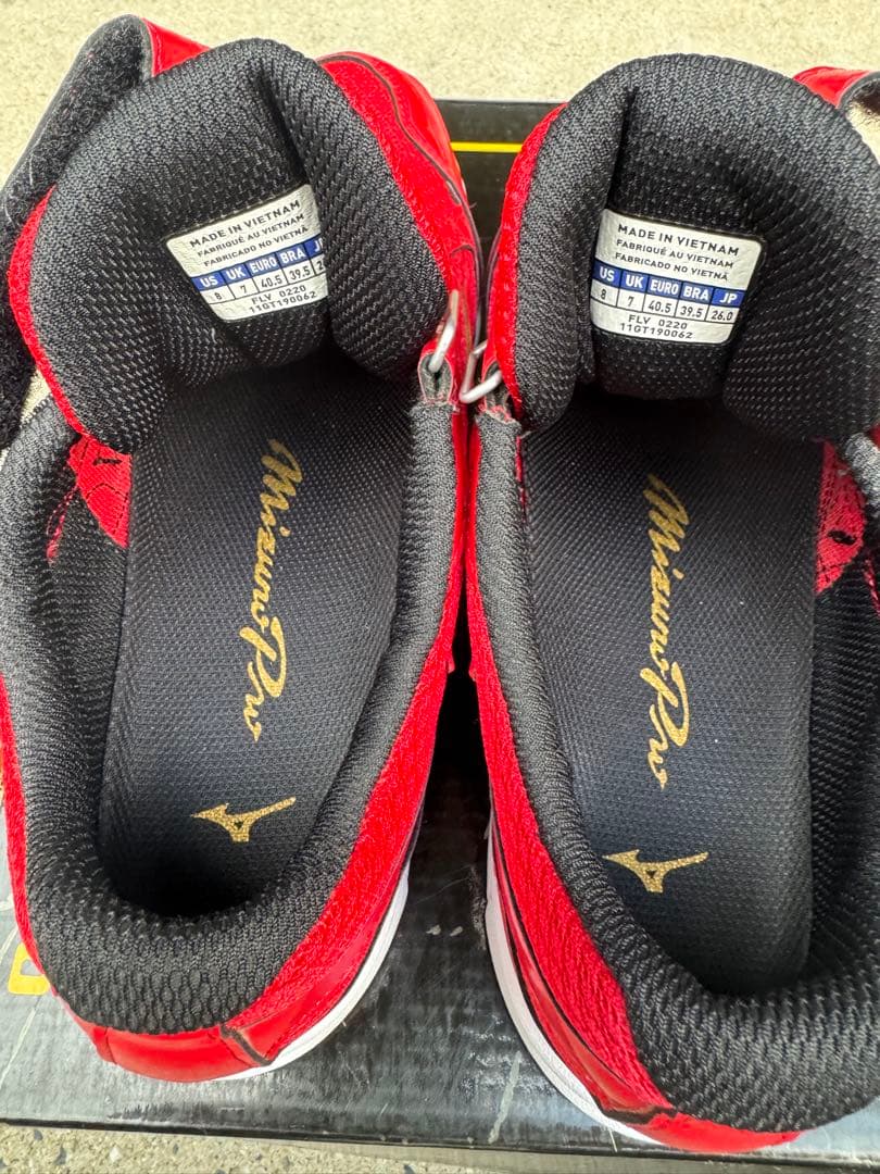 Mizuno Proトレーニングシューズ レッド