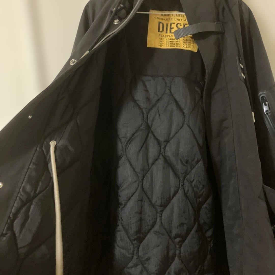 DIESEL ブラック モッズコート