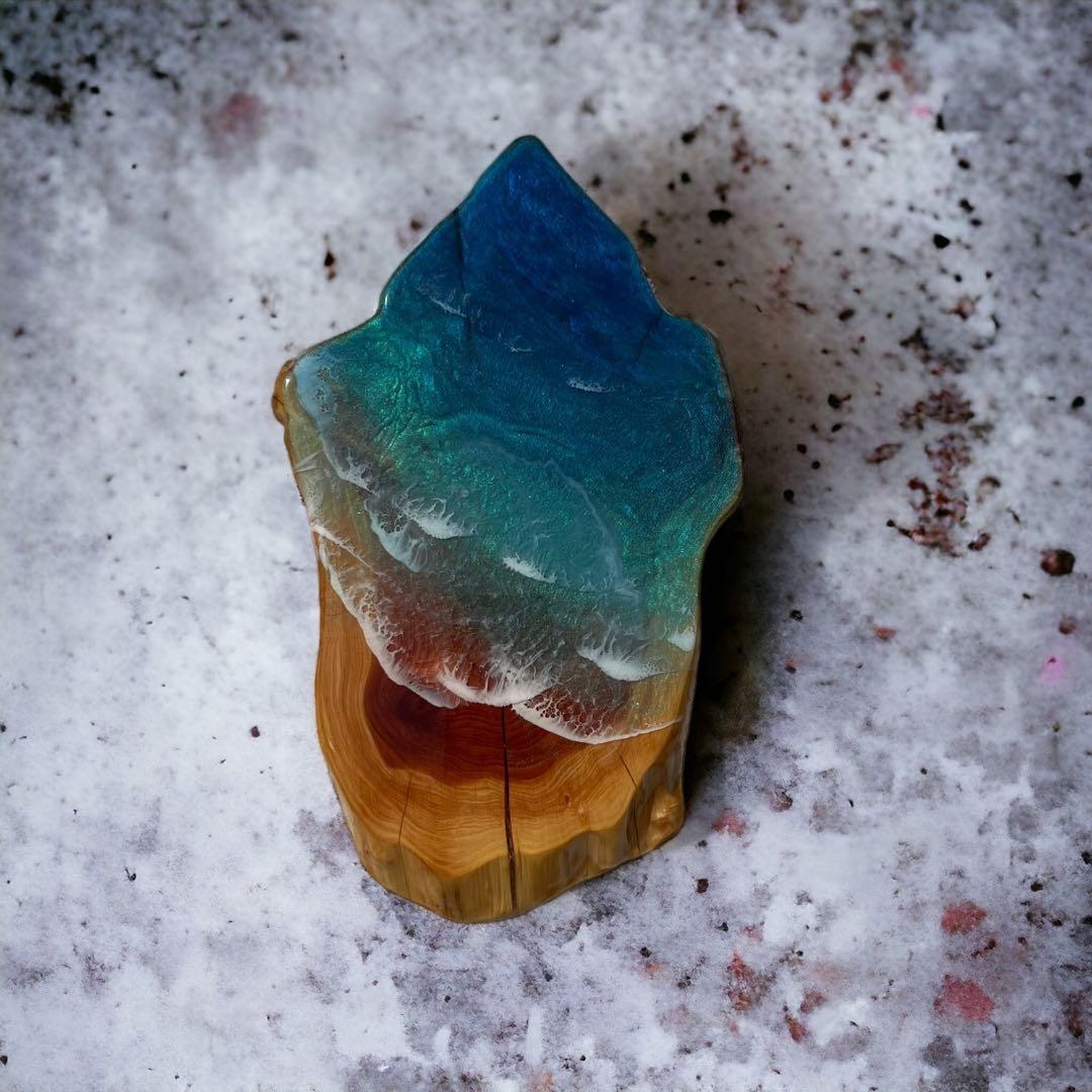 一点物　レジンアート　海アート　インテリア　オーシャンアート　無垢