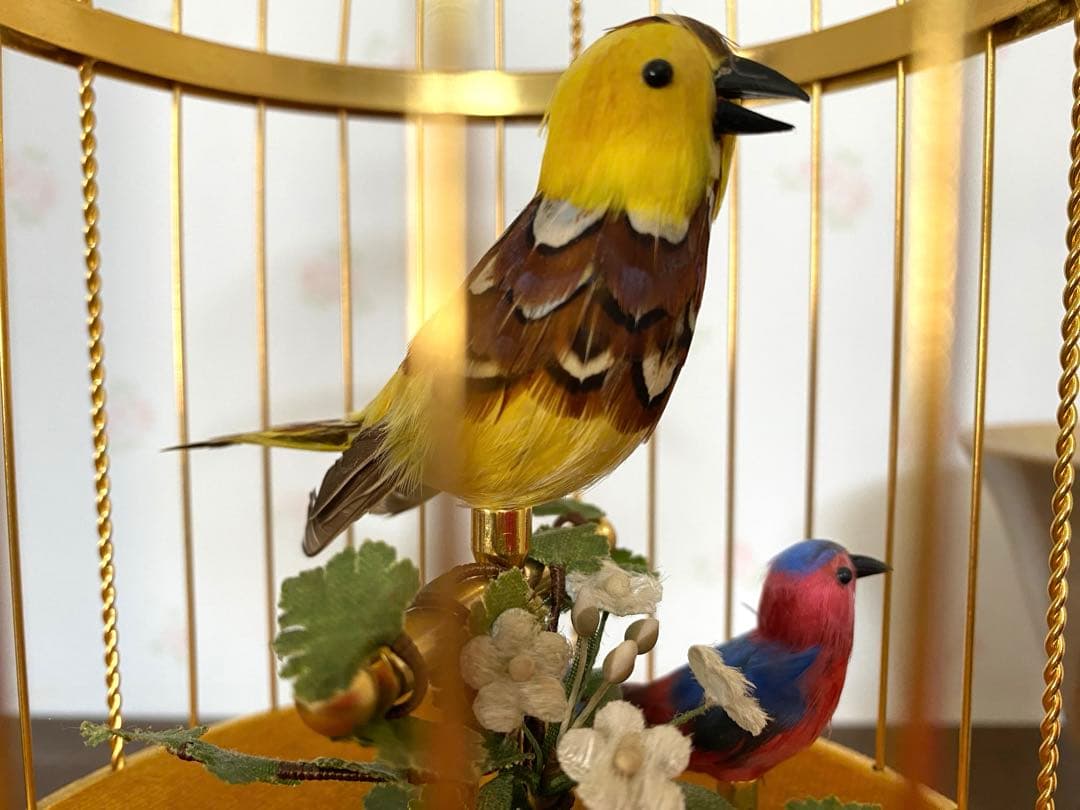 リュージュ社シンギングバード　オルゴール時計