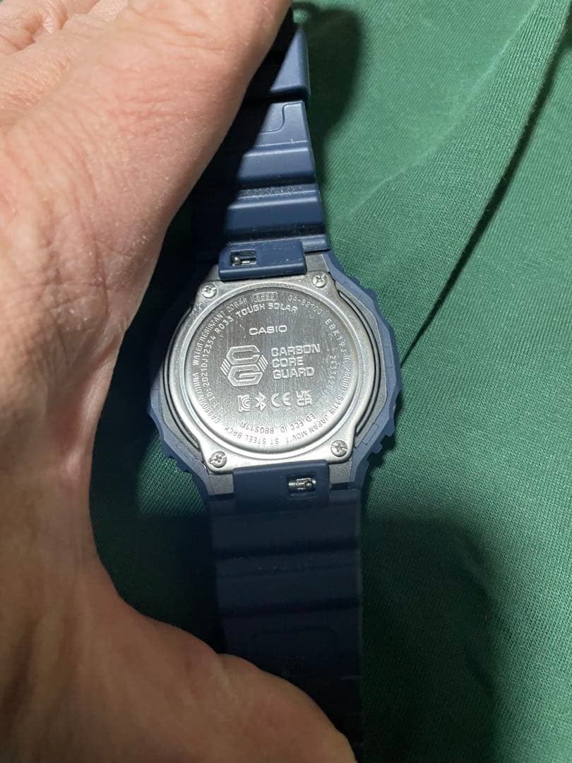 K*T様 G-SHOCK Bluetooth ソーラー腕時計 ネイビー