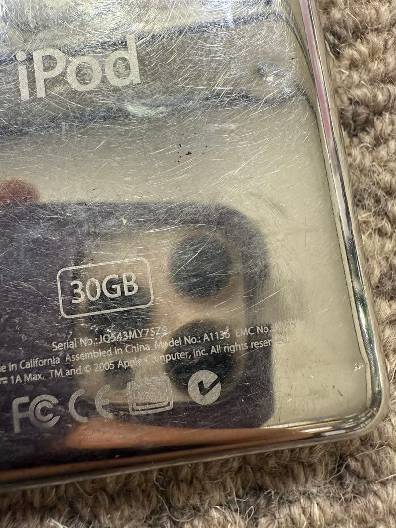 Apple iPod 30GB A1136 第5世代　3台　ジャンク