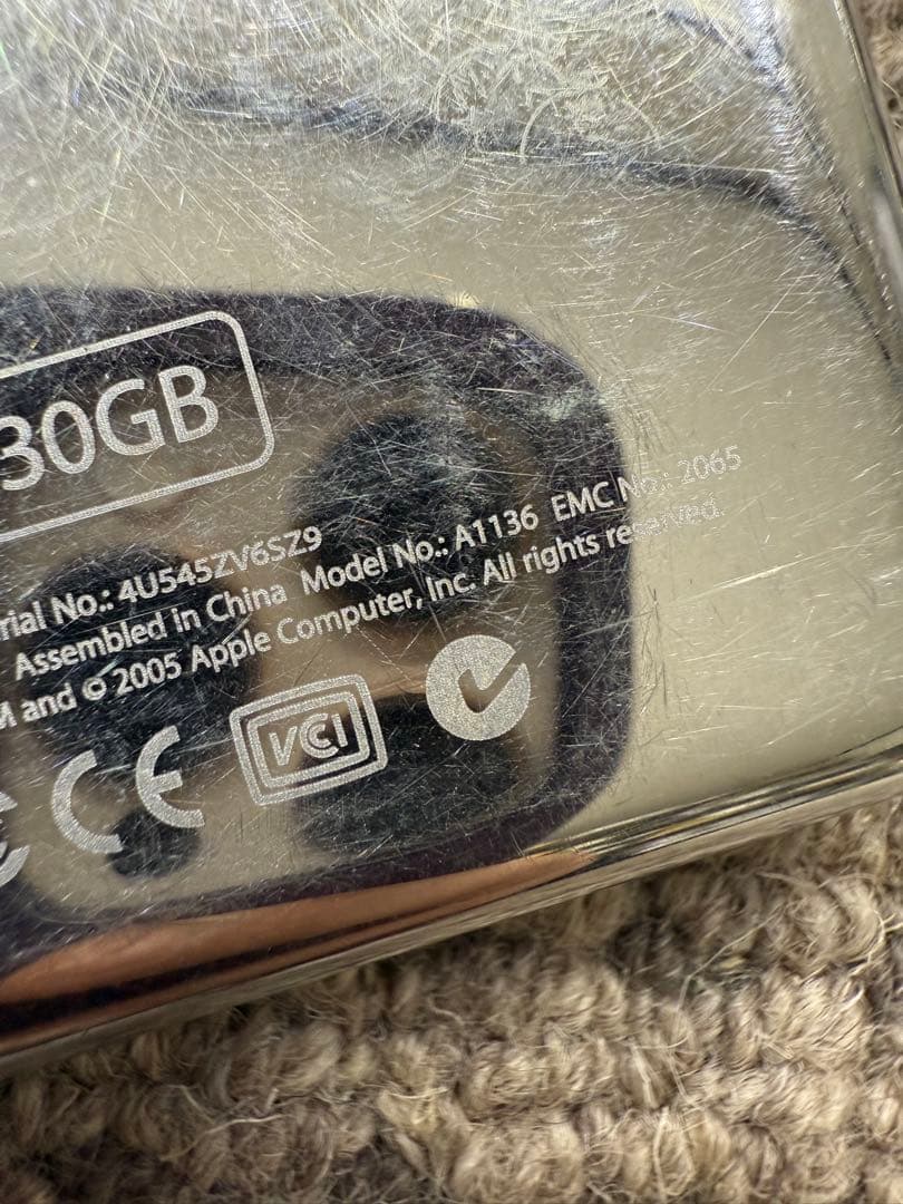 Apple iPod 30GB A1136 第5世代　3台　ジャンク