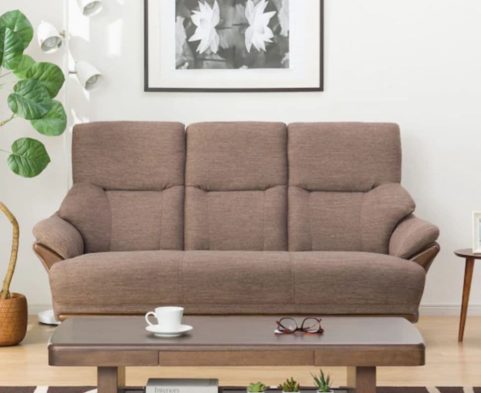 直接引き取り限定✩ニトリ✩美品3人掛け布張りソファ