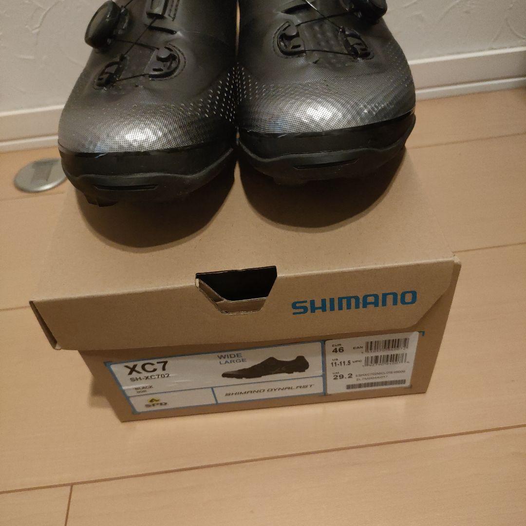 シマノ XC7 SH-XC702 サイズ46　ワイド　ペダル　クリート　セット