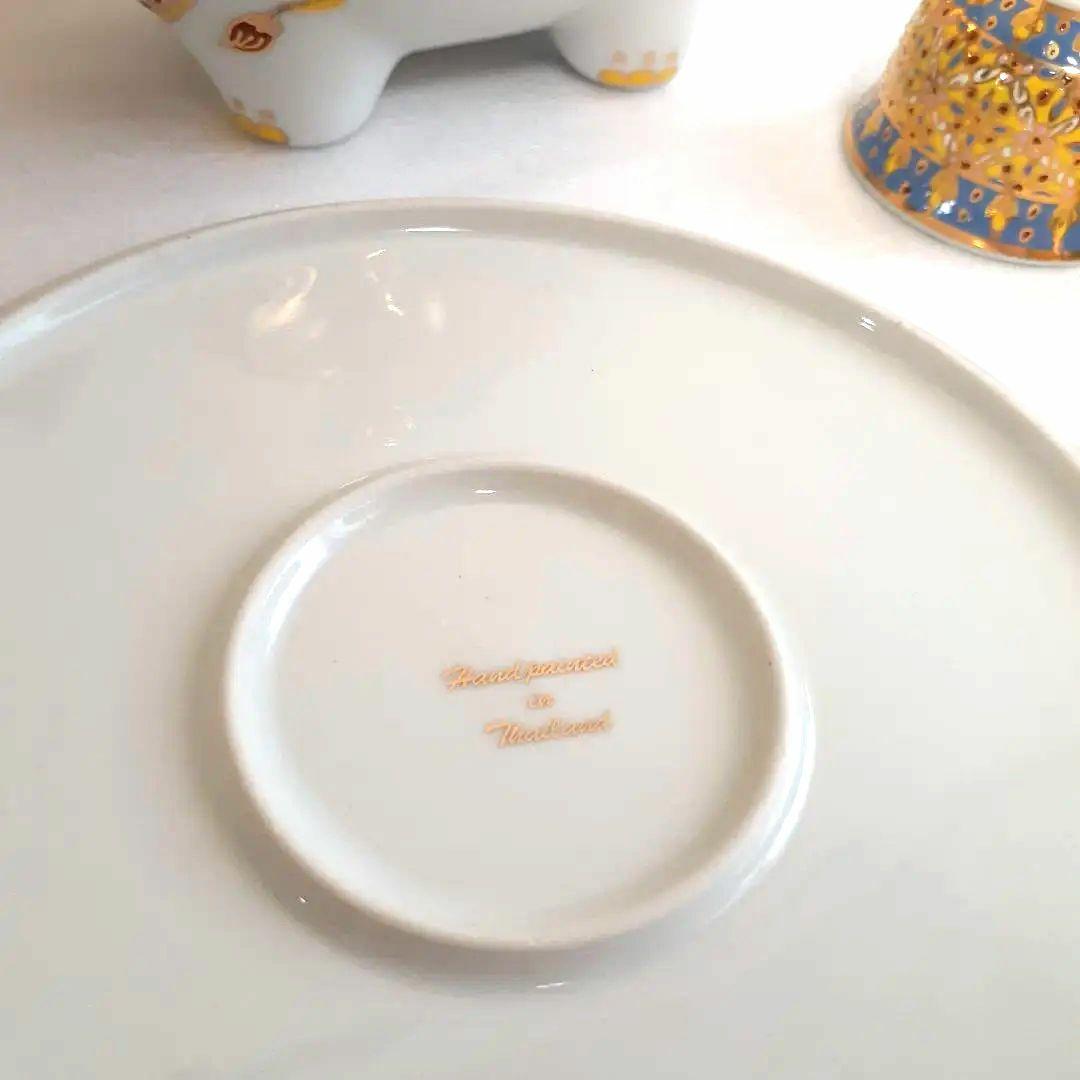 像の茶器　茶器　金