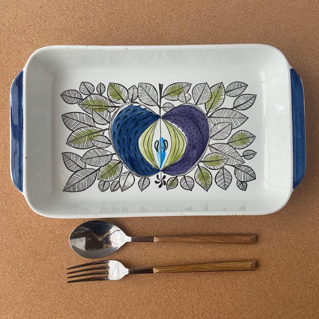 ロールストランド Eden エデン ロングプラター 取手付 30×18cm ①