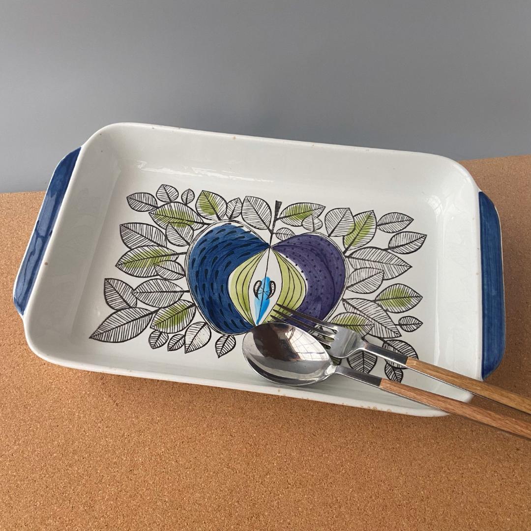 ロールストランド Eden エデン ロングプラター 取手付 30×18cm ①