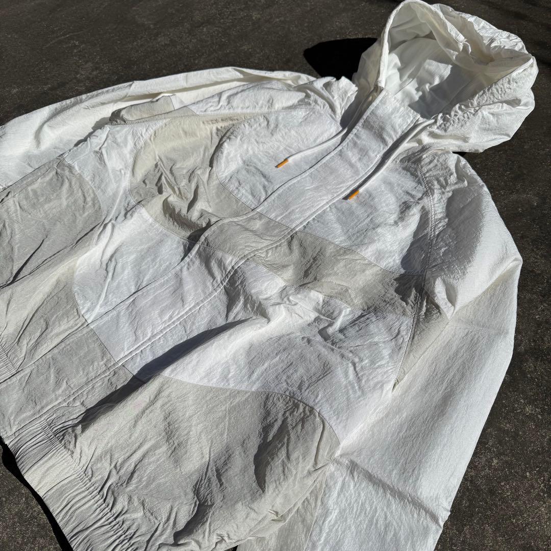 完売品 NIKE ナイキ ビッグスウッシュ ナイロン セットアップ 白 XL M