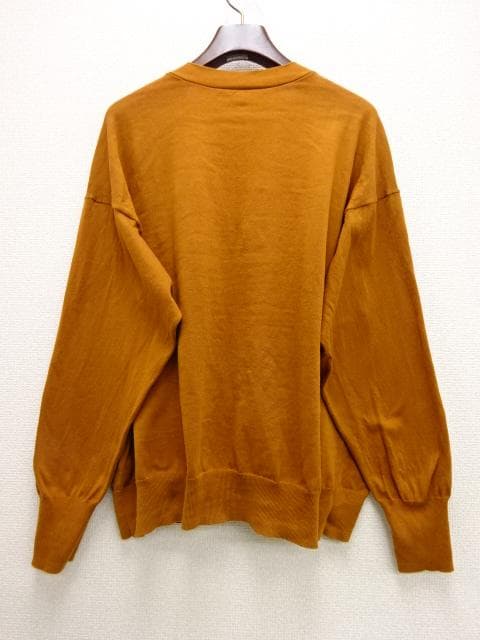 アパルトモン　BASIC KNIT CARDIGAN　綿100％　茶