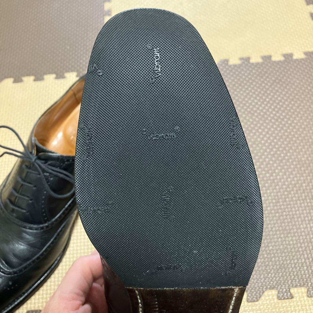 スコッチグレインウィングチップ ブラック