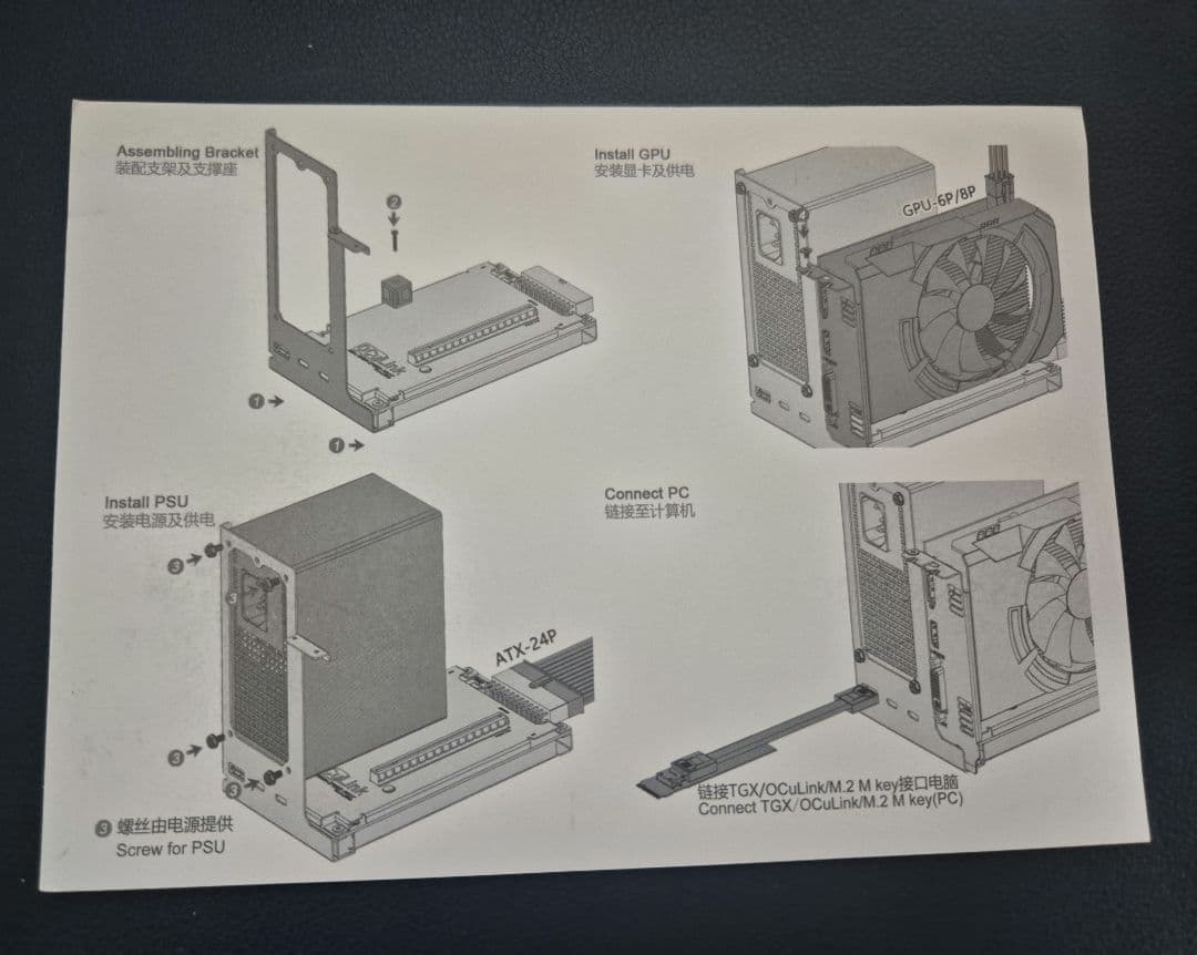 egpu dock oculink ほぼ新品 小型