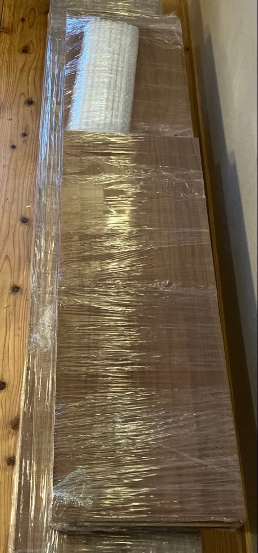 無印良品　スタッキングシェルフ　追加3段　ウォールナット