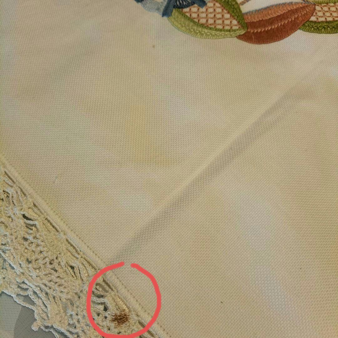 戸塚刺繍 　花柄　テーブルクロス