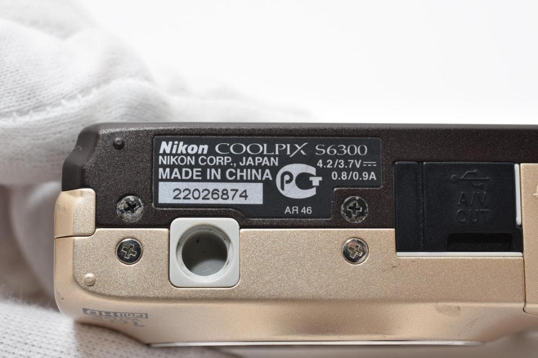 【極美品/希少ゴールド】Nikon COOLPIX S6300