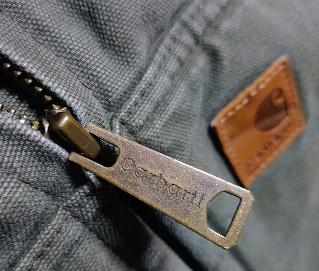 ■Carhartt オリーブグリーン【USED】ダック ベスト