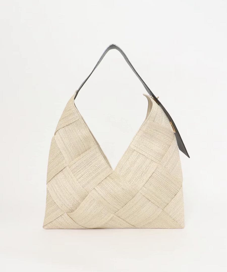 VIOLAd’ORO　かごバッグ　アバカ　メッシュトートバッグ