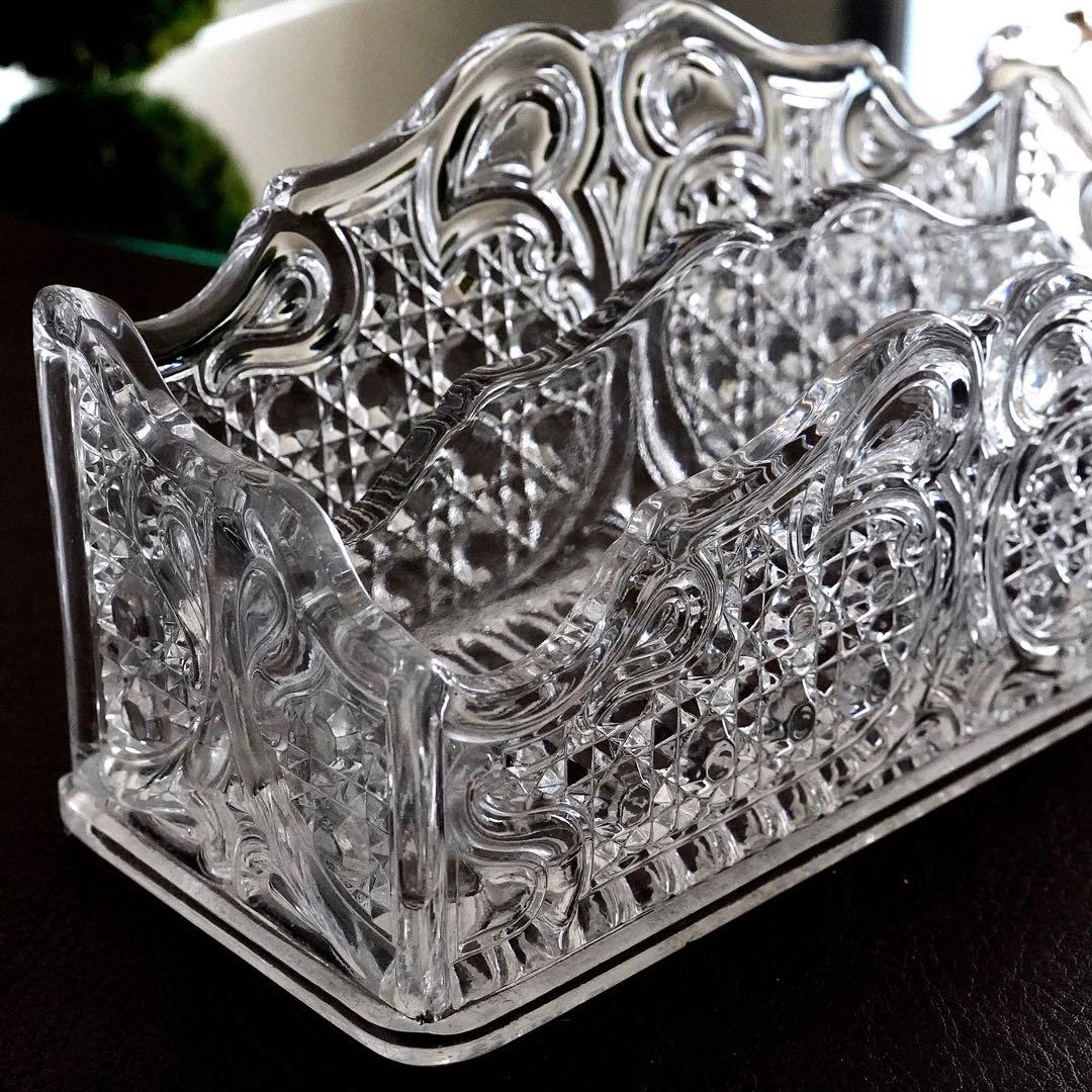 極希少オールドバカラ ディアマン・ピエーリー クリスタル ブックスタンド/ラック