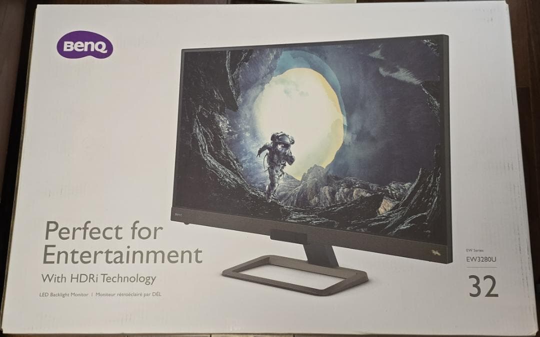 【美品】BenQ EW3280U 32インチ 4K モニター リモコン付属品完備