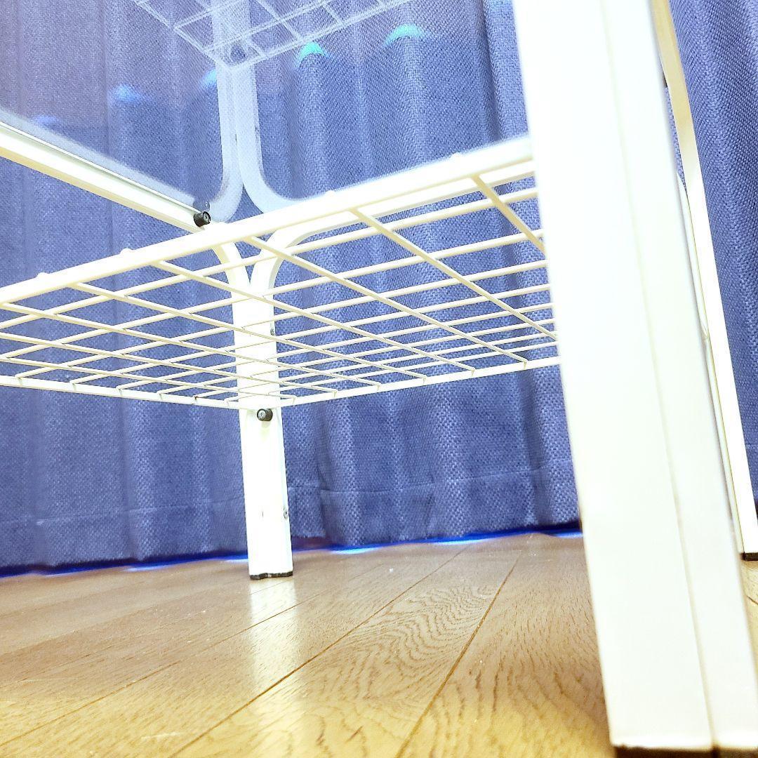 ミッドセンチュリー　ガラス天板テーブル　ホワイト　ローテーブル　昭和レトロ