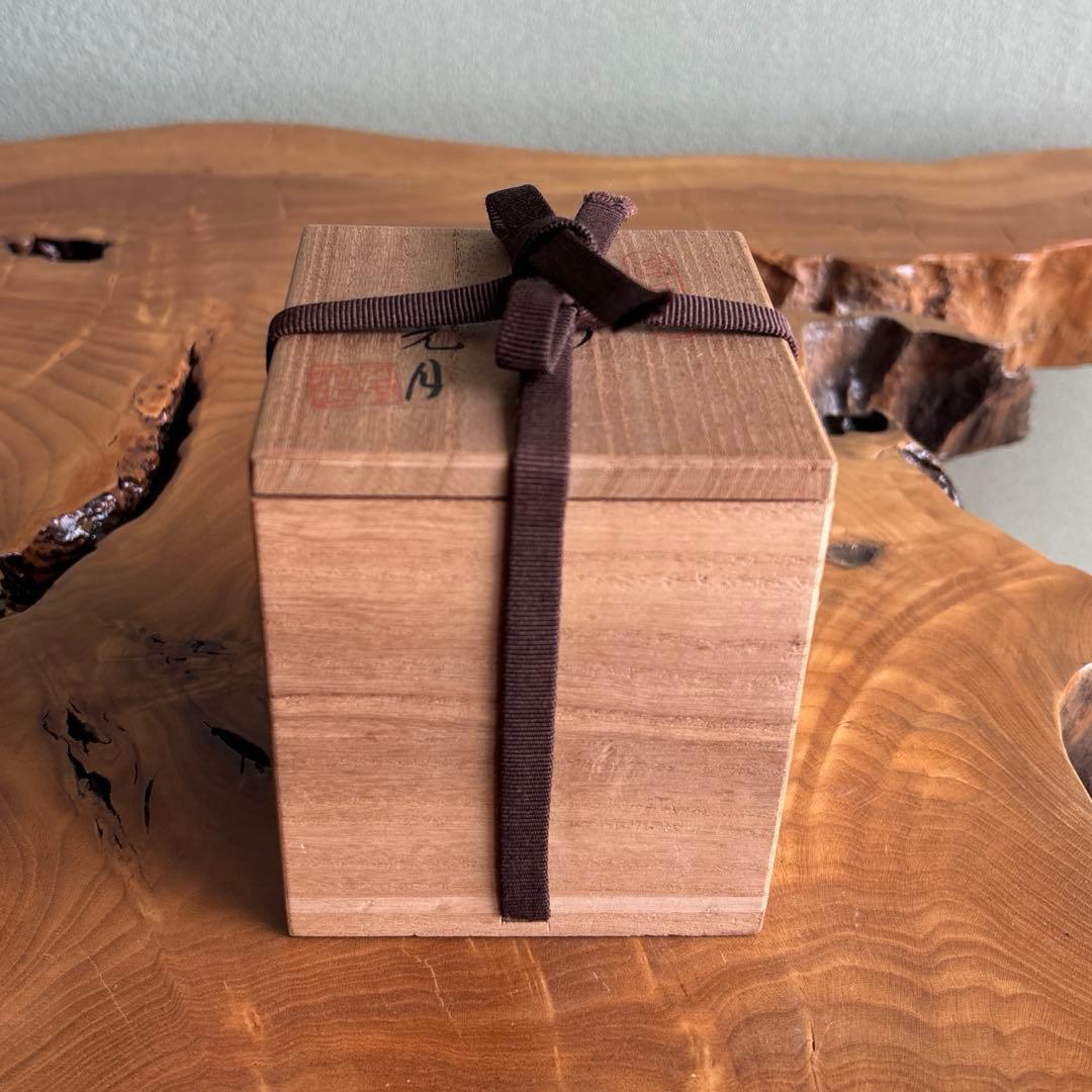 【1層1層動く】浮月挽 千筋棗 田中光月造 年輪百年以上の欅 茶道具 共箱