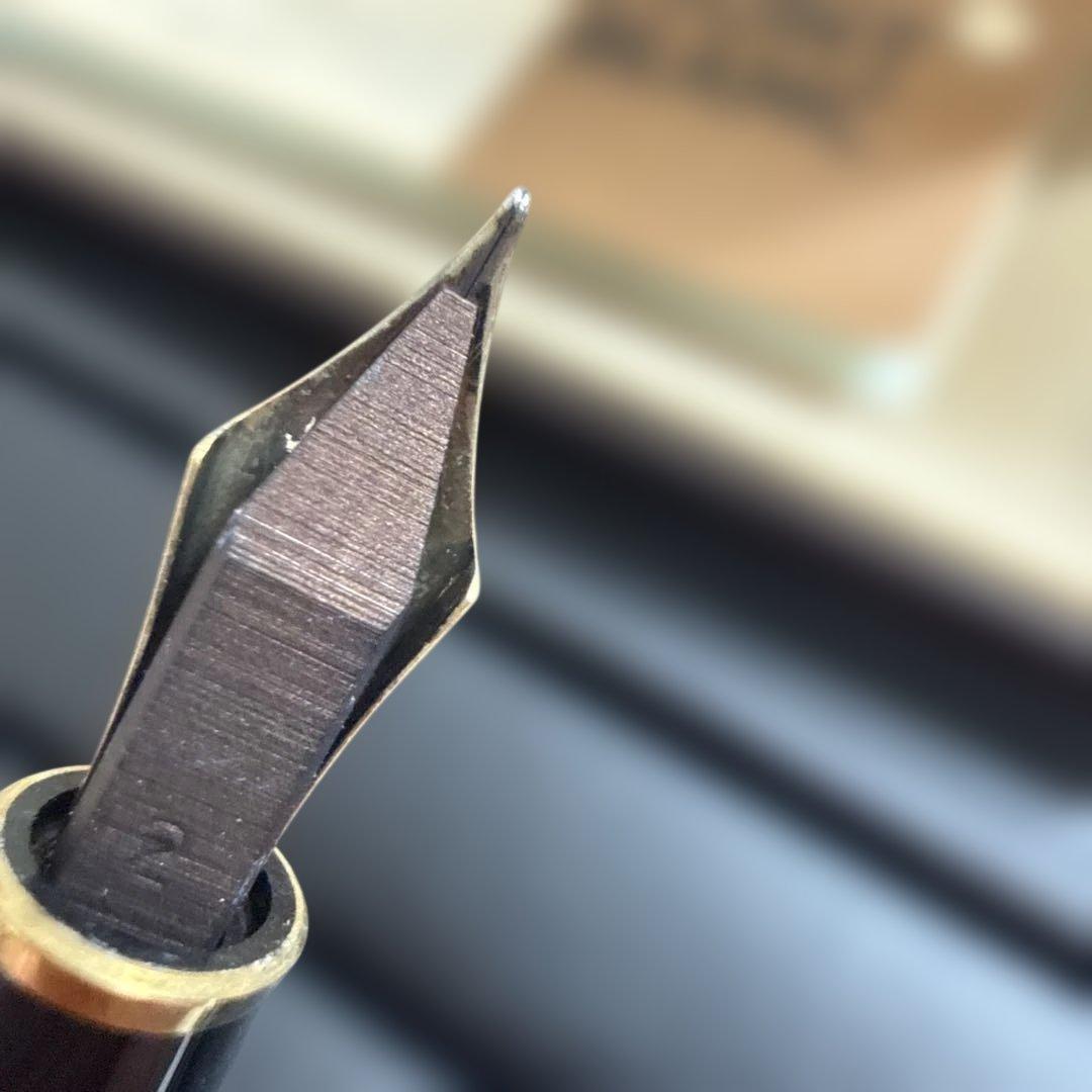 モンブラン 万年筆 マイスターシュテュック ボルドー 14k F細