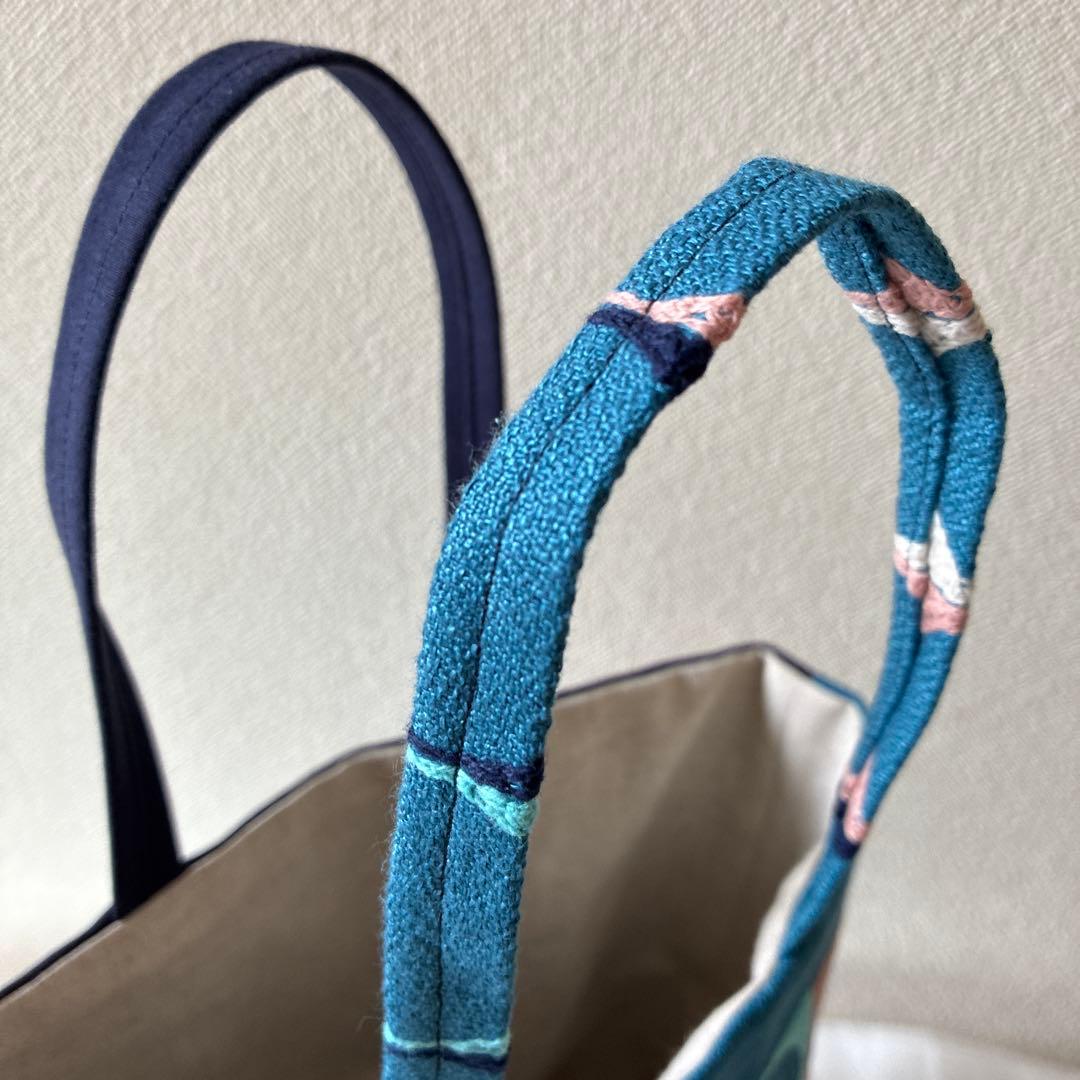 ミナペルホネン 生地使用　bird/palo お散歩トートバッグ