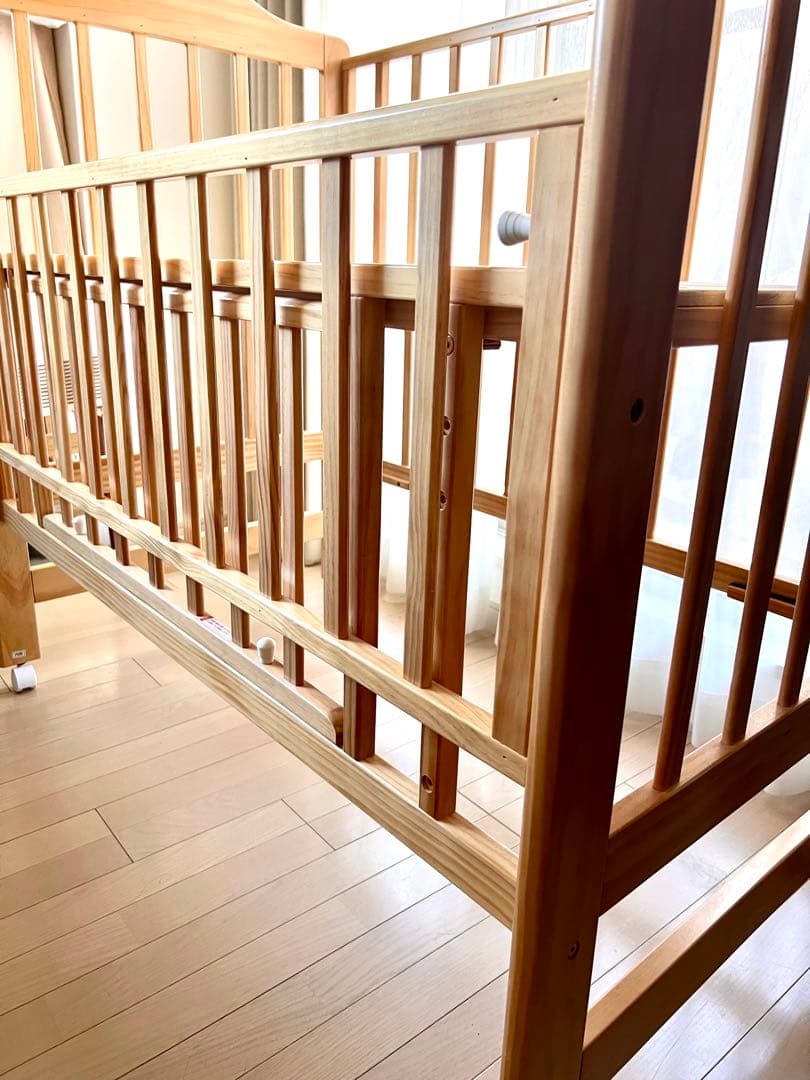 KATOJI カトージ ハイシートベビーベッド（レギュラーサイズ）