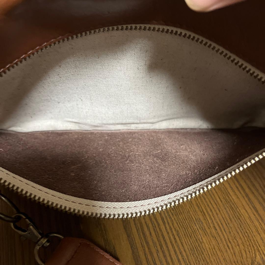 美品⭐︎Kanmi. 限定色ボディバッグ 防水レザー ウエストバッグ