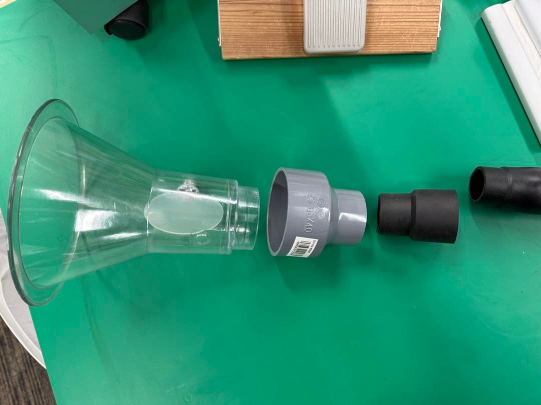 だいぶおまけ有り！フットスイッチ付ノズル付静音真空集塵機 AX-SUPER800