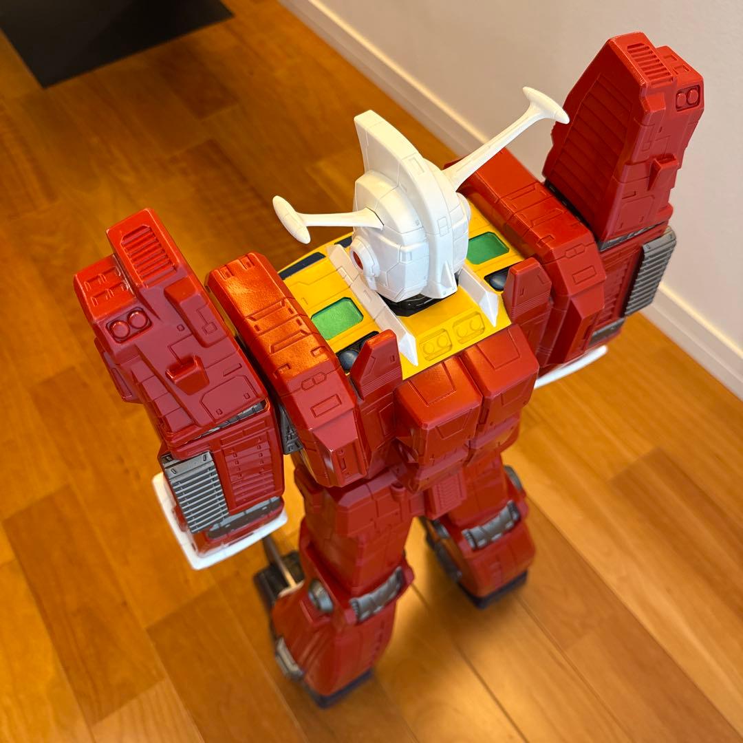 伝説巨神イデオン ジャンボソフビ フィギュア 本体美品 箱ダメージあり